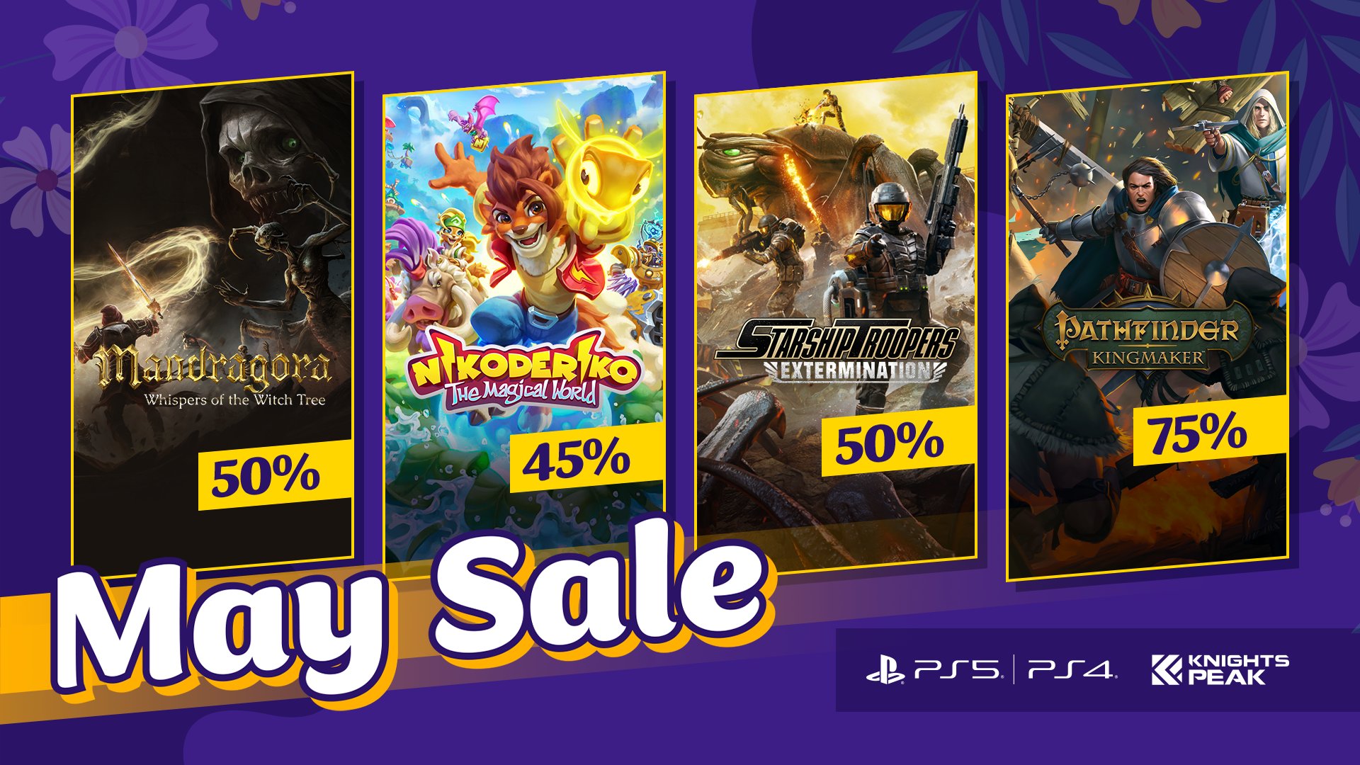 The Knights Peak May Sale is here on the PlayStation Store starting today....